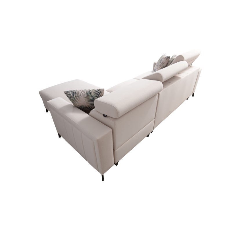 Ecksofa Arco I Maxi mit Velvet, Mono 246 + Ecoskóra: Stil, Funktionalität und Komfort in einem Ecksofa Arco I Maxi mit Velvet, Mono 246 + Ecoskóra: Stil, Funktionalität und Komfort in einem