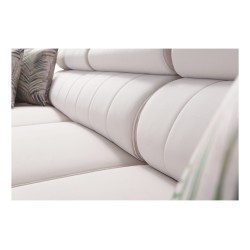 Arco I Maxi Corner Sofa with Wicker, Sawana 80 + Eco-leather: style, functionality, and comfort in one