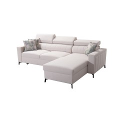 Arco I Maxi Corner Sofa with Plecionka, Sawana 96 + Eco-leather: style, functionality, and comfort in one