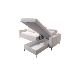 Arco I Maxi Corner Sofa with Plecionka, Sawana 25: style, functionality, and comfort in one