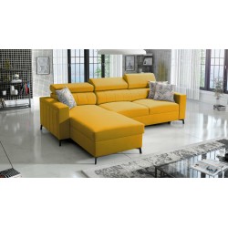 Ecksofa Arco I Maxi mit Velvet, Mono 236: Stil, Funktionalität und Komfort in einem