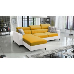 Ecksofa Arco I Maxi mit Velvet, Mono 236 + Kunstleder: Stil, Funktionalität und Komfort in einem
