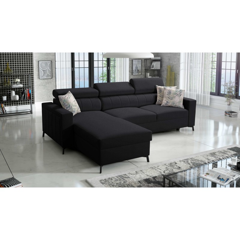 Arco I Maxi Corner Sofa with Plecionka, Sawana 14: style, functionality, and comfort in one