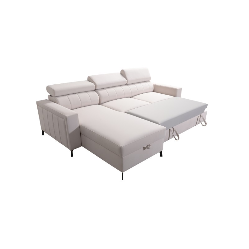 Ecksofa Arco I Maxi mit Geflecht, Sawana 72 + Kunstleder: Stil, Funktionalität und Komfort in einem Ecksofa Arco I Maxi mit Geflecht, Sawana 72 + Kunstleder: Stil, Funktionalität und Komfort in einem