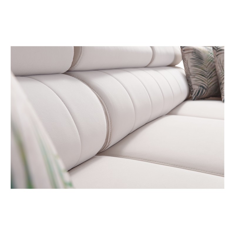 Ecksofa Arco I Maxi mit Geflecht, Sawana 80 + Ökoleder: Stil, Funktionalität und Komfort in einem Ecksofa Arco I Maxi mit Geflecht, Sawana 80 + Ökoleder: Stil, Funktionalität und Komfort in einem
