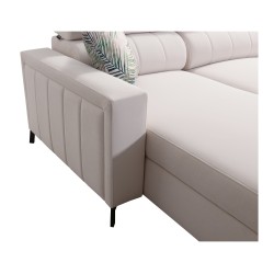 Arco I Maxi Corner Sofa with Plecionka, Sawana 80: style, functionality, and comfort in one
