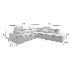 Verona IX Mix Corner Sofa with Sleeping and Relaxation Function | Velvet Furniture, Vena 10 Verona IX Mix Corner Sofa with Sleeping and Relaxation Function | Velvet Furniture, Vena 10