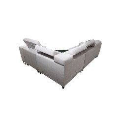 Avanti II corner sofa with a sleeping function and a lamp with a USB port, fabric Sawana 25 Avanti II corner sofa with a sleeping function and a lamp with a USB port, fabric Sawana 25