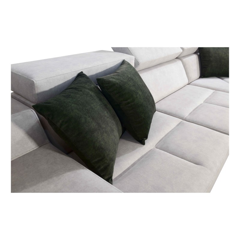 Avanti II corner sofa with a sleeping function and a lamp with a USB port, fabric Sawana 25 Avanti II corner sofa with a sleeping function and a lamp with a USB port, fabric Sawana 25