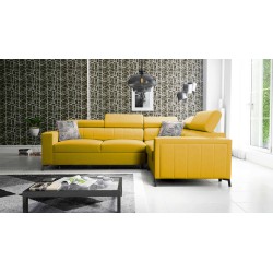 Ecksofa Arco II mit Schlaffunktion - Velvet, Mono 236 - Eine perfekte Kombination aus Stil und Komfort
