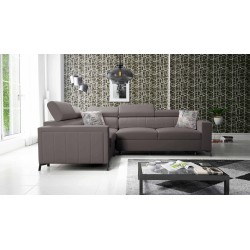 Sofá esquinero Arco II con función de cama - Terciopelo, Mono 234 - Excelente combinación de estilo y confort