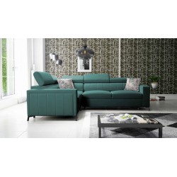 Ecksofa Arco II mit Schlaffunktion - Velvet, Mono 238 - Perfekte Kombination aus Stil und Komfort
