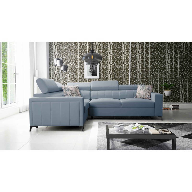 Esquinero Arco II con función para dormir - Velvet, Mono 239 - Excelente combinación de estilo y confort