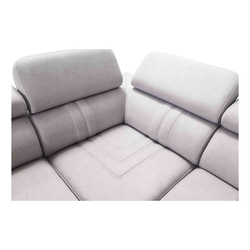 Ecksofa Verona III mit Schlafunktion in Veloursstoff, Vena 10 – Eleganz und Funktionalität in einem Möbelstück Ecksofa Verona III mit Schlafunktion in Veloursstoff, Vena 10 – Eleganz und Funktionalität in einem Möbelstück