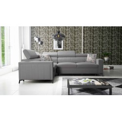 Ecksofa Arco II mit Schlaffunktion - Velvet, Mono 246 - Perfekte Kombination aus Stil und Komfort