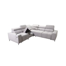 Ecksofa Verona III mit Schlafunktion in Veloursstoff, Vena 10 – Eleganz und Funktionalität in einem Möbelstück Ecksofa Verona III mit Schlafunktion in Veloursstoff, Vena 10 – Eleganz und Funktionalität in einem Möbelstück