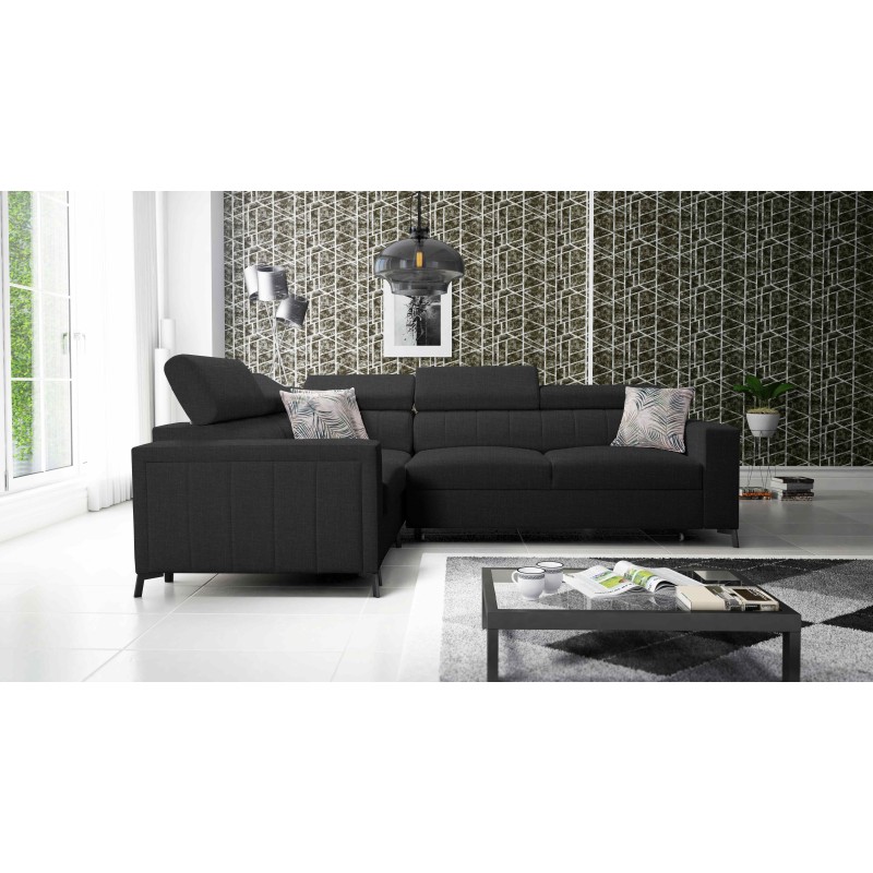 Esquina Arco II con función de cama - Tela, Sawana 14 - Excelente combinación de estilo y comodidad.