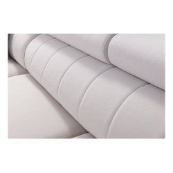 Ecksofa Arco II mit Schlaffunktion - Flechtgewebe, Sawana 80 + Kunstleder - Perfekte Kombination aus Stil und Komfort