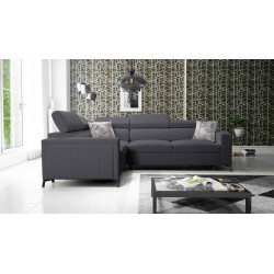 Arco II Corner Sofa with Sleeping Function - Plecionka, Sawana 96 - An Excellent Combination of Style and Comfort