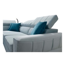 Luksusowy Narożnik Modena IV z funkcją spania – Velvet, Amor velvet 4312 Luksusowy Narożnik Modena IV z funkcją spania – Velvet, Amor velvet 4312