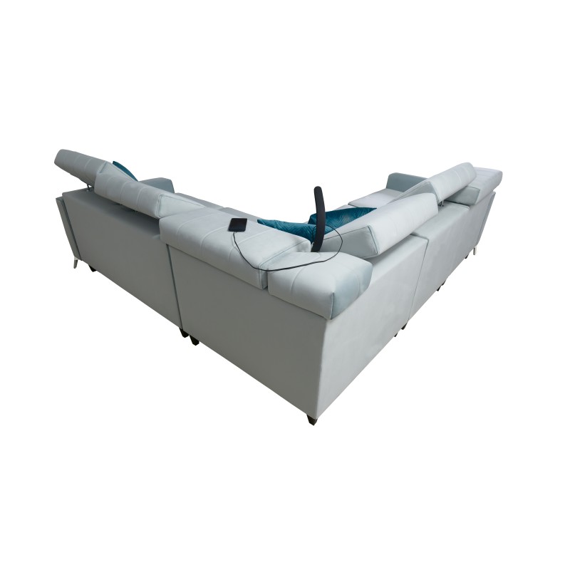 Luksusowy Narożnik Modena IV z funkcją spania – Velvet, Amor velvet 4308 Luksusowy Narożnik Modena IV z funkcją spania – Velvet, Amor velvet 4308