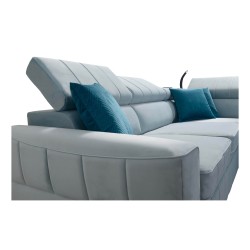 Luksusowy Narożnik Modena IV z funkcją spania – Velvet, Amor velvet 4309 Luksusowy Narożnik Modena IV z funkcją spania – Velvet, Amor velvet 4309