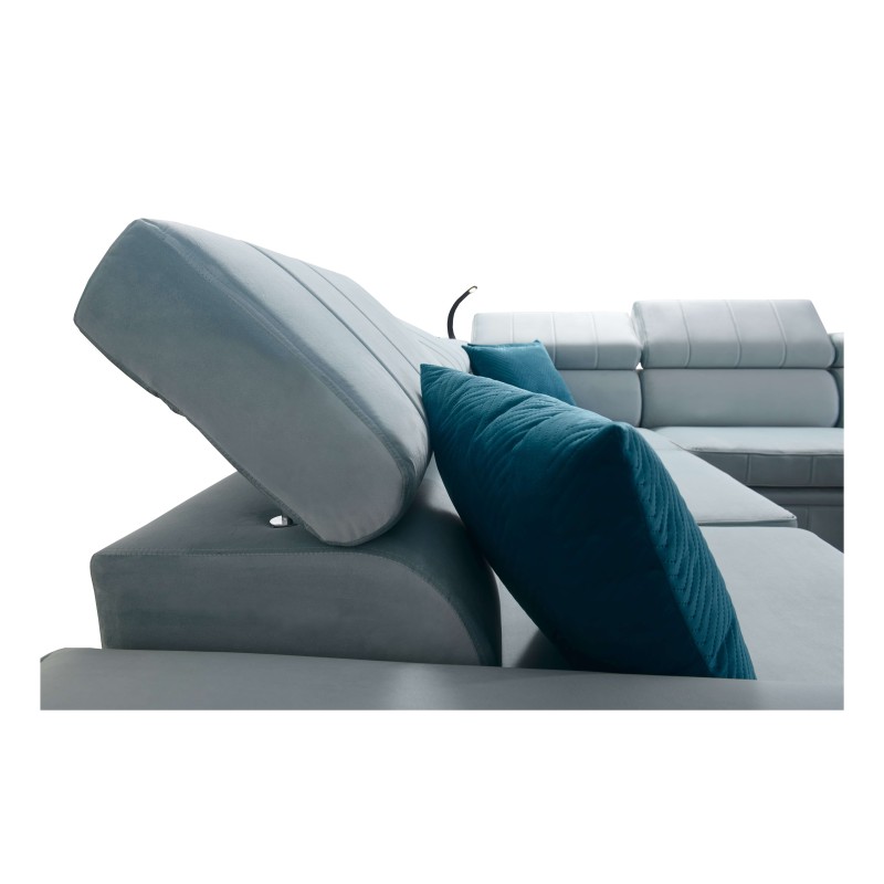 Luksusowy Narożnik Modena IV z funkcją spania – Velvet, Amor velvet 4309 Luksusowy Narożnik Modena IV z funkcją spania – Velvet, Amor velvet 4309