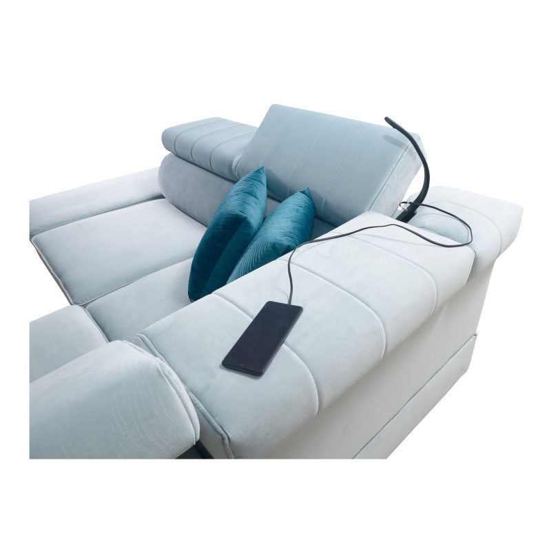 Narożnik Modena III z funkcją spania - Luksusowy i funkcjonalny | [NAZWA SKLEPU]