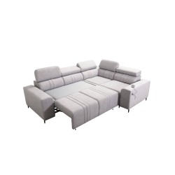 Narożnik Verona II Mix z funkcją spania i relax manualna | Twoja oaza komfortu Narożnik Verona II Mix z funkcją spania i relax manualna | Twoja oaza komfortu