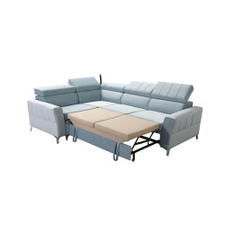 Narożnik Modena II z funkcją spania w tkaninie Velvet, Amor velvet 4309 | Idealne połączenie stylu i funkcjonalności Narożnik Modena II z funkcją spania w tkaninie Velvet, Amor velvet 4309 | Idealne połączenie stylu i funkcjonalności