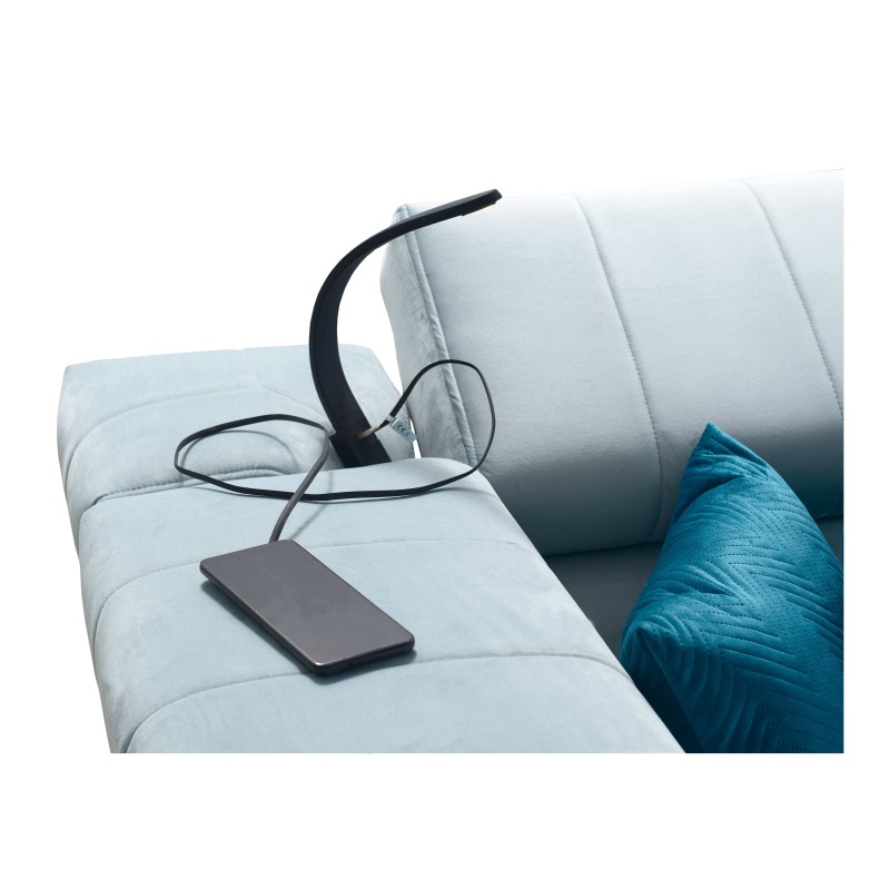 Modena II Ecksofa mit Schlaffunktion im Samtstoff, Amor Velvet 4318 | Die perfekte Kombination aus Stil und Funktionalität Modena II Ecksofa mit Schlaffunktion im Samtstoff, Amor Velvet 4318 | Die perfekte Kombination aus Stil und Funktionalität