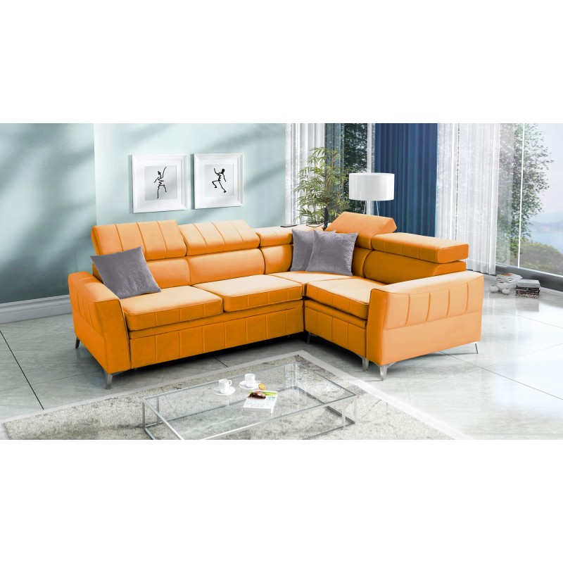Modell Modena II mit Schlaffunktion in Velvet-Stoff, Amor Velvet 4309 | Die ideale Verbindung von Stil und Funktionalität