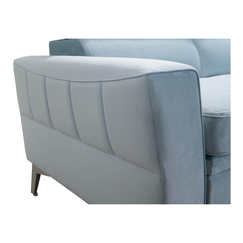 Narożnik Modena II z funkcją spania w tkaninie Velvet, Amor velvet 4303 | Idealne połączenie stylu i funkcjonalności Narożnik Modena II z funkcją spania w tkaninie Velvet, Amor velvet 4303 | Idealne połączenie stylu i funkcjonalności