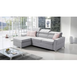 Narożnik Modena I z Funkcją Spania - Velvet, Amor velvet 4318 | Twoje Miejsce Komfortu