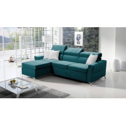 Narożnik Modena I z Funkcją Spania - Velvet, Amor velvet 4312 | Twoje Miejsce Komfortu