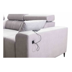 Narożnik Verona II Mix z funkcją spania i relax manualna | Twoja oaza komfortu Narożnik Verona II Mix z funkcją spania i relax manualna | Twoja oaza komfortu