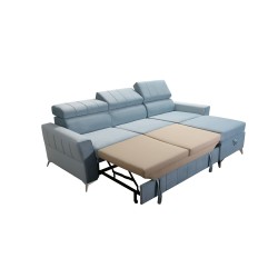 Modena I Corner Sofa with Sleeping Function - Velvet, Amor Velvet 4318 | Your Comfort Zone Modena I Corner Sofa with Sleeping Function - Velvet, Amor Velvet 4318 | Your Comfort Zone