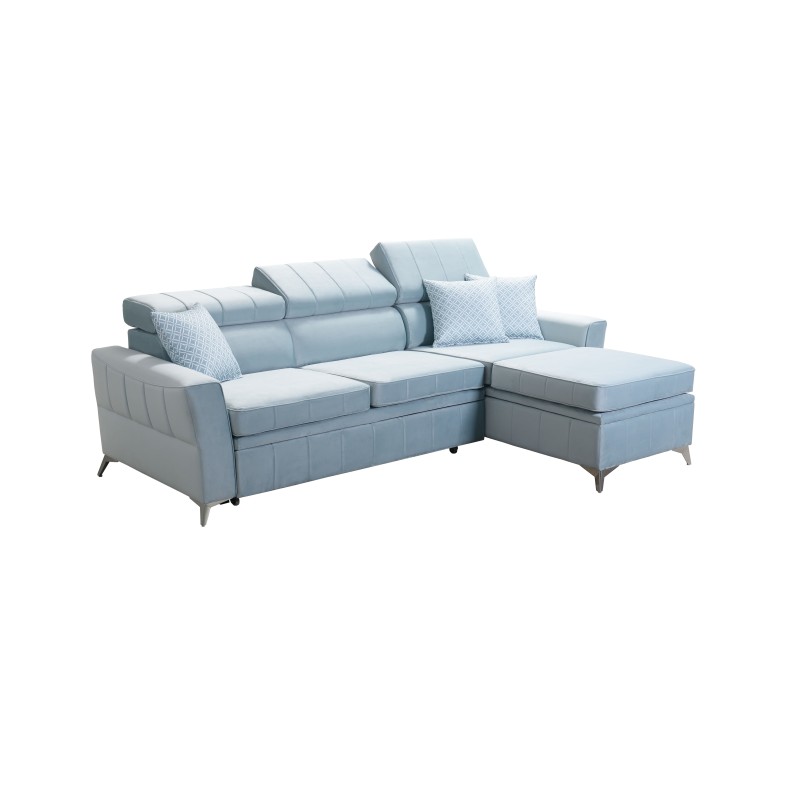 Кутовий диван Modena I з функцією сну - Velvet, Amor velvet 4308 | Ваше Місце Комфорту Кутовий диван Modena I з функцією сну - Velvet, Amor velvet 4308 | Ваше Місце Комфорту