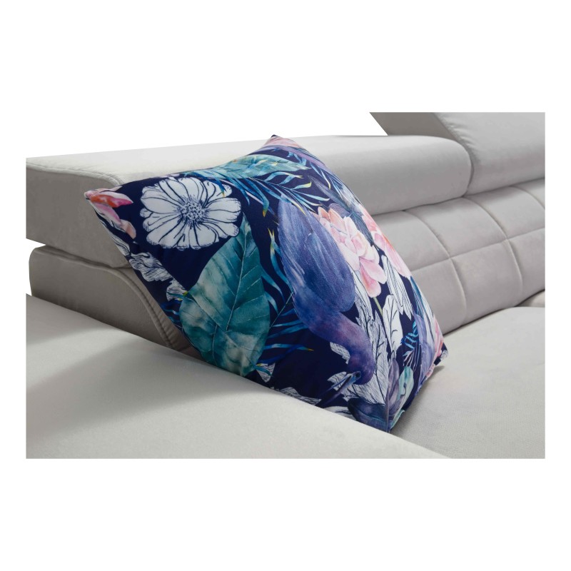 Zetta IX Corner Sofa with Sleeping Function and Bar - Velvet, Jaguar 2162 | Luxurious and Functional Furniture Zetta IX Corner Sofa with Sleeping Function and Bar - Velvet, Jaguar 2162 | Luxurious and Functional Furniture
