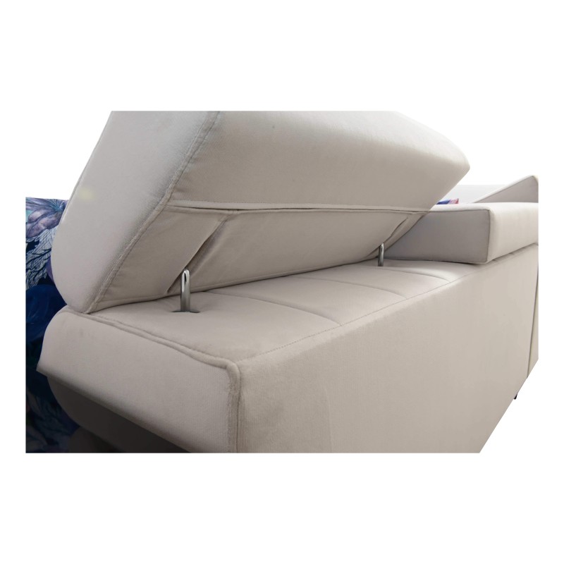 Zetta IX Corner Sofa with Sleeping Function and Bar - Velvet, Jaguar 2162 | Luxurious and Functional Furniture Zetta IX Corner Sofa with Sleeping Function and Bar - Velvet, Jaguar 2162 | Luxurious and Functional Furniture
