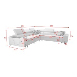 Zetta IV Corner Sofa with Velvet, Jaguar 2176 - Luxury and Comfort Within Your Reach Zetta IV Corner Sofa with Velvet, Jaguar 2176 - Luxury and Comfort Within Your Reach