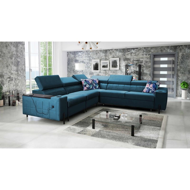 Zetta IV Ecksofa aus Velvet, Jaguar 2175 - Luxus und Komfort in Ihrer Reichweite