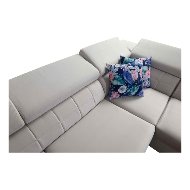 Narożnik Zetta III z funkcją spania i portem USB - Velvet, Jaguar 2183 Narożnik Zetta III z funkcją spania i portem USB - Velvet, Jaguar 2183