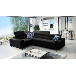 Ecksofa Zetta II mit Schlaffunktion, Bar, Bettkasten und USB-Anschluss - Velvet, Jaguar 2183
