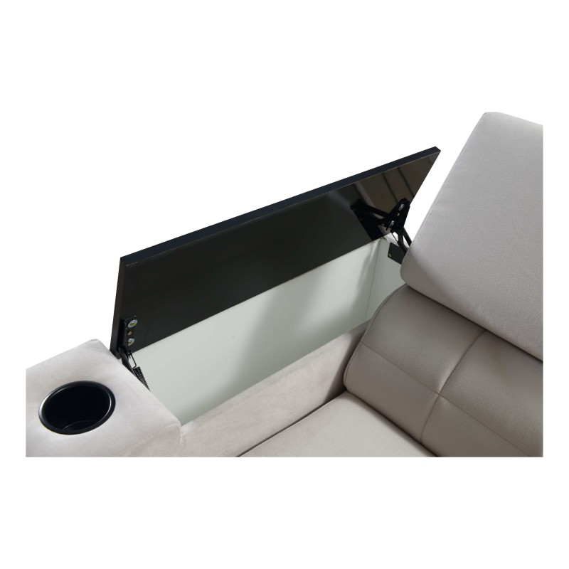 Narożnik Zetta II z funkcją spania, barem, pojemnikem na pościel i portem usb - Velvet, Jaguar 2176 Narożnik Zetta II z funkcją spania, barem, pojemnikem na pościel i portem usb - Velvet, Jaguar 2176