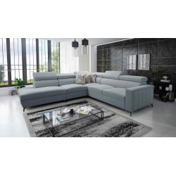 Arco VIII Ecksofa mit Schlaffunktion, verstellbare Kopfstützen tka