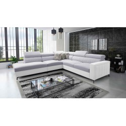 Arco VIII Ecksofa mit Schlaffunktion, verstellbare Kopfstützen tka