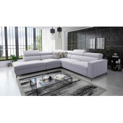 Arco VIII Ecksofa mit Schlaffunktion, verstellbare Kopfstützen tka
