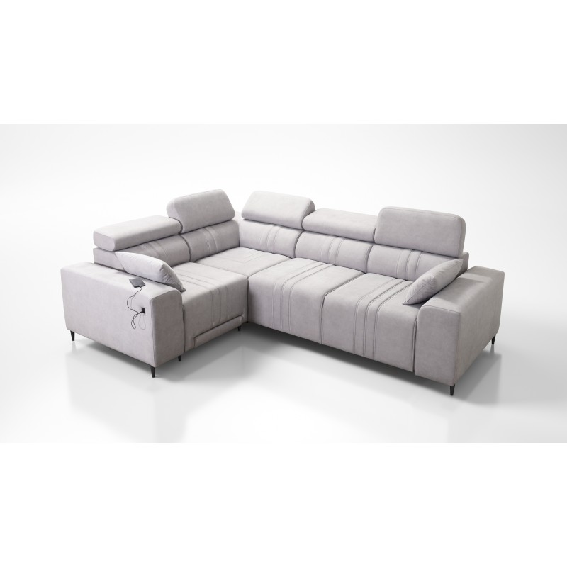 Narożnik Verona II Mix z funkcją spania i relax manualna | Twoja oaza komfortu Narożnik Verona II Mix z funkcją spania i relax manualna | Twoja oaza komfortu