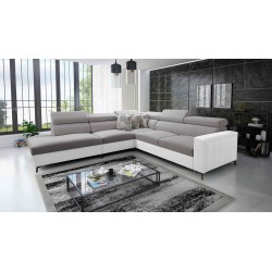 Arco VIII Ecksofa mit Schlaffunktion, verstellbare Kopfstützen tka